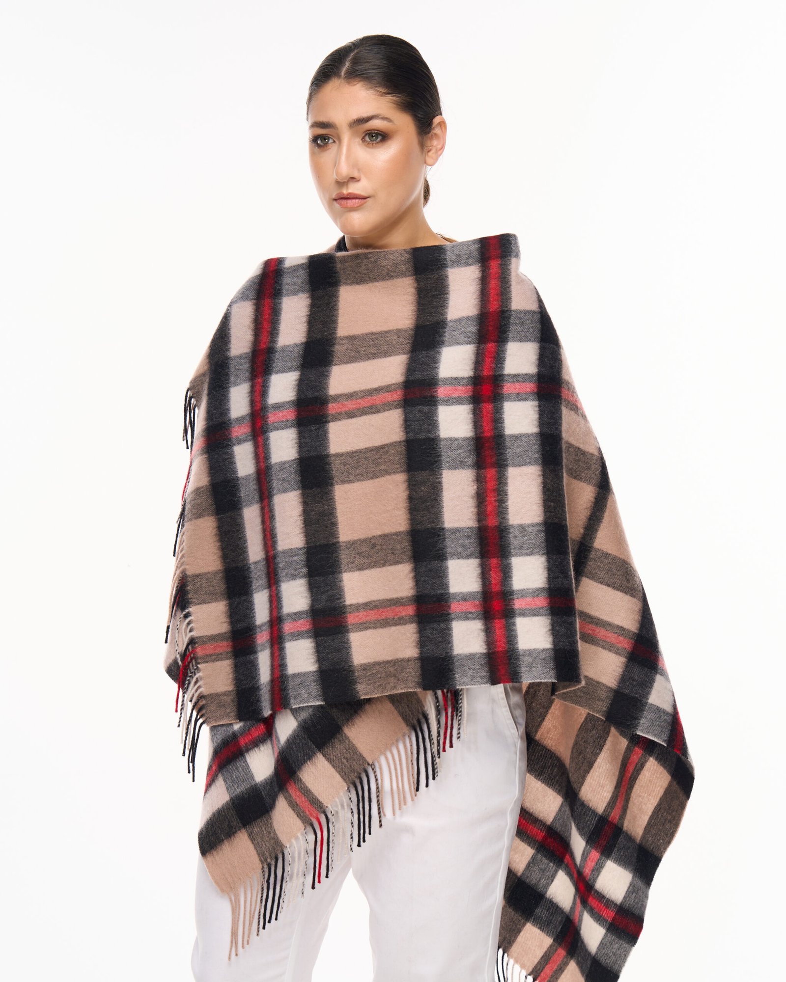 Designer cashmere scarf Christmas gift idea